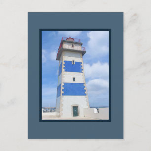 Cartão Postal Farol de aquarela