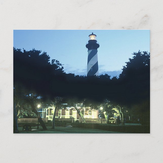 Cartão Postal Farol de Augustine rua (Frente)