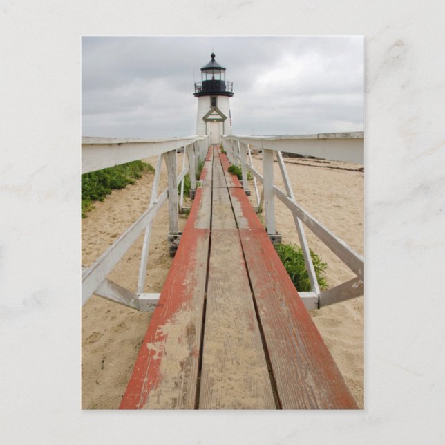 Cartão Postal Farol de Brant Point (Frente)