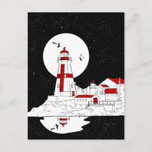 Cartão Postal Farol de Cabeça Quadrada Oriental