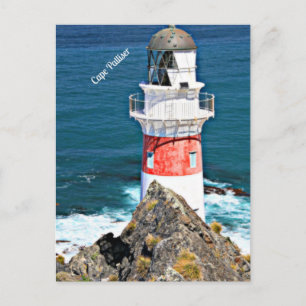 Cartão Postal Farol de Cape Palliser, Nova Zelândia