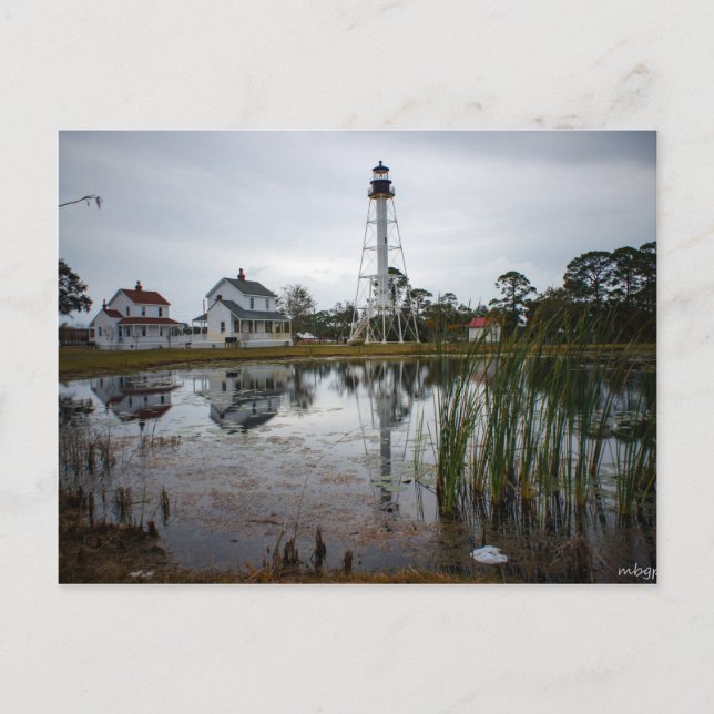 Cartão Postal Farol de Cape San Blas (Frente)