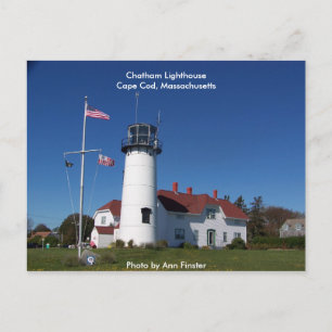 Cartão postal / Farol de Chatham Cape Cod