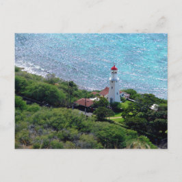 Cartão Postal Farol de Diamond Head Vista Aérea Oahu Havaí