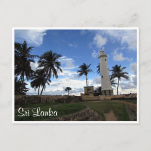 Cartão Postal farol de forte galle