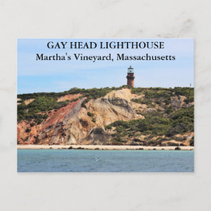 Cartão Postal Farol de gay, MÃES de Vinha de Martha
