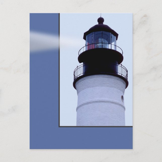 Cartão Postal Farol de Key West (Frente)