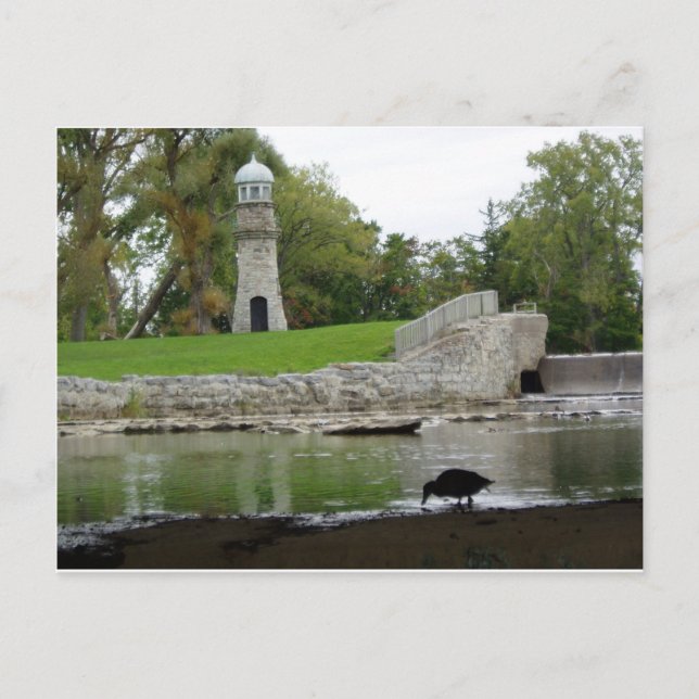 Cartão Postal Farol de Lancaster NY (Frente)