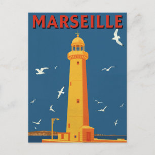 Cartão Postal Farol de Marselha Viagem Riviera Francesa