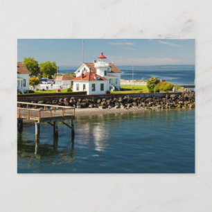 Cartão Postal Farol de Mukilteo, Mukilteo, Washington, EUA