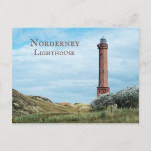 Cartão Postal Farol de Norderney Ilhas Frísias Orientais, Aleman