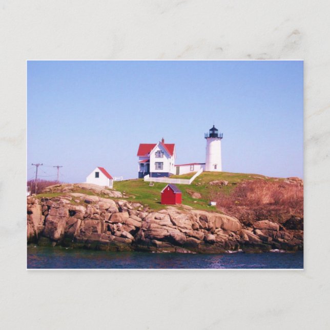 Cartão Postal Farol de Nubble (Frente)