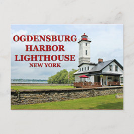 Cartão Postal Farol de Ogdensburg Harbor, Cartão-postal de Nova