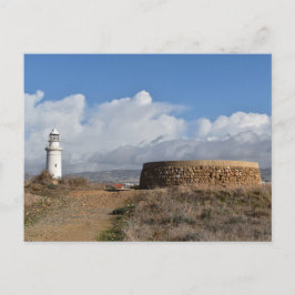 Cartão Postal Farol de Pafos, Chipre