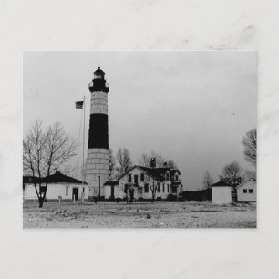 Cartão Postal Farol de ponto de abertura grande