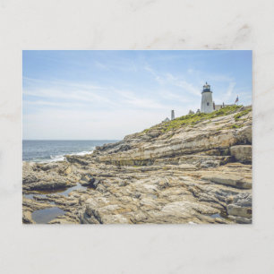 Cartão Postal Farol de Ponto Pemaquide Maine