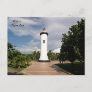 Cartão Postal Farol de Rincon Porto Rico