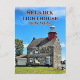 Cartão Postal Farol de Selkirk, Cartão-postal de Nova Iorque