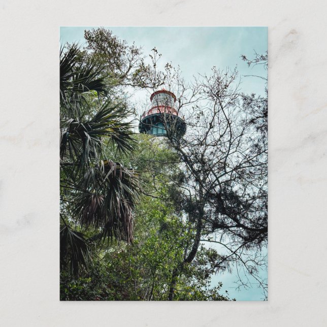 Cartão Postal Farol de St. Augustine (Frente)