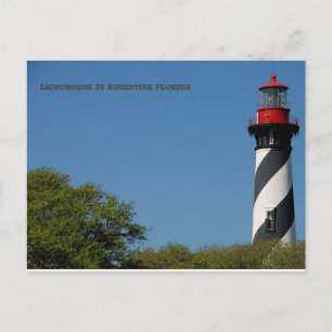 Cartão Postal Farol de St Augustine Flórida