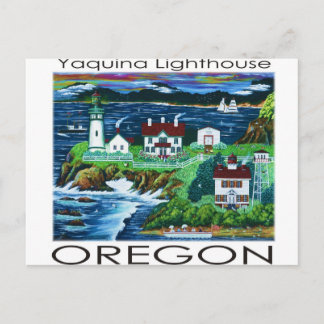 Cartão Postal Farol de Yaquina ~ Oregon