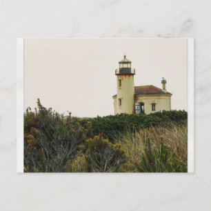 Cartão Postal Farol do Coquille River, OU