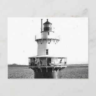 Cartão Postal Farol do Hog Island Shoal
