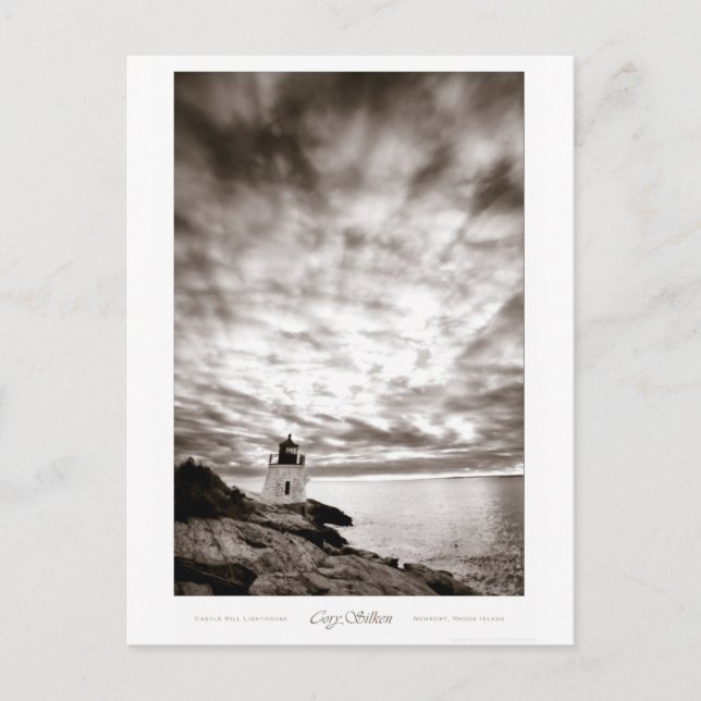 Cartão Postal Farol do monte do castelo (Frente)
