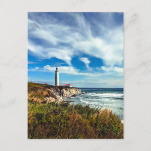 Cartão Postal Farol em Gaspé, Quebec - Fotografia de Viagem