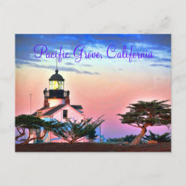 Cartão Postal Farol em Twilight