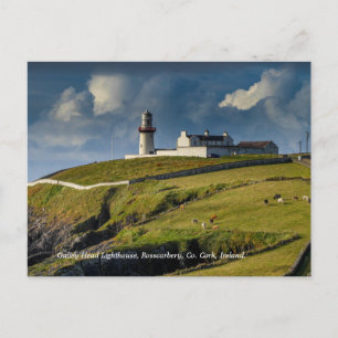 Cartão Postal Farol Galley Head, Co. Cork Irlanda