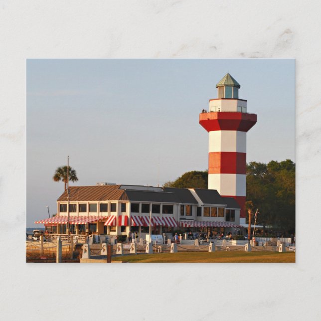 Cartão Postal Farol Hilton Head Island (Frente)