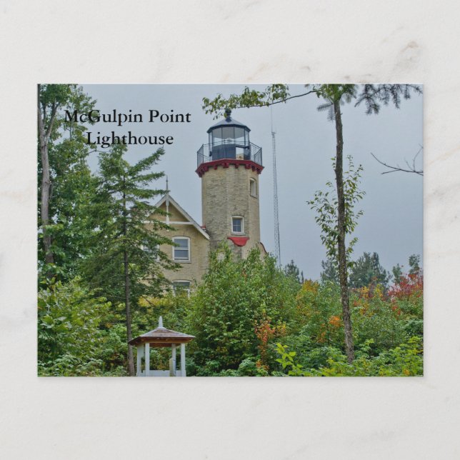Cartão Postal Farol McGulpin Point (Frente)