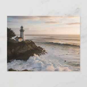 Cartão Postal Farol Memorial Mark Abbott Santa Cruz CA