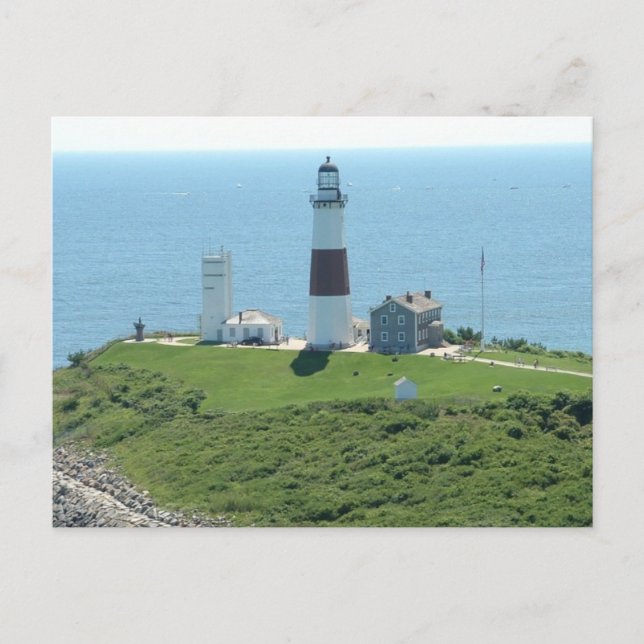 Cartão Postal Farol Montauk Point (Frente)