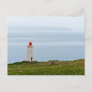 Cartão Postal Farol na Península de Vatnsnes - Islândia