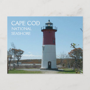 Cartão Postal Farol Nauset, Parque Nacional da Costa de Cape Cod