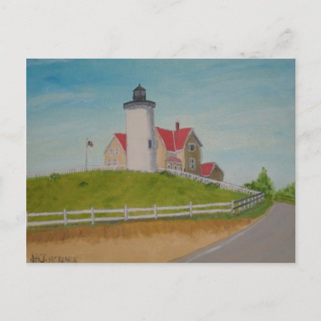 Cartão Postal Farol - Nobska Ponto I (Frente)