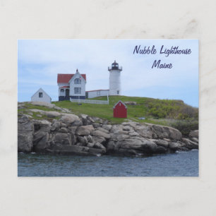 Cartão Postal Farol Nubble - Maine