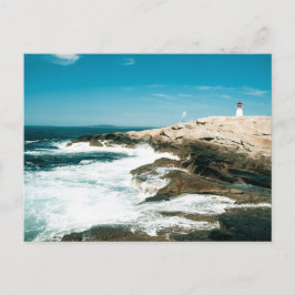 Cartão Postal Farol Peggys Cove Nova Scotia Canadá