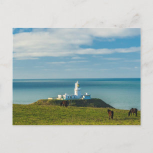 Cartão Postal Farol Pembrokeshire Strumble Head Wales