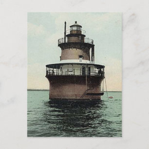 Cartão Postal Farol Plum Beach