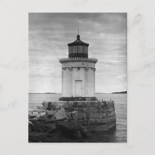 Cartão Postal Farol Portland Breakwater (Frente)