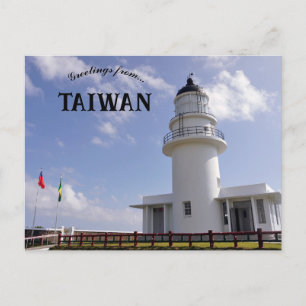 Cartão Postal Farol San Diaojiao Taiwan