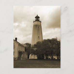 Cartão Postal Farol Sandy Hook