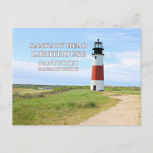 Cartão Postal Farol Sankaty Head, Cartão-postal de MÃES Nantucke