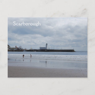 Cartão Postal Farol Scarborough