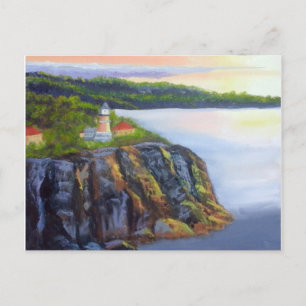Cartão Postal Farol Split Rock