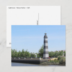 Cartão postal - Farol - Suisun - Califórnia