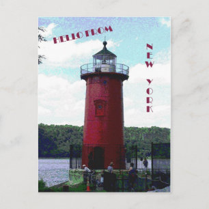 Cartão Postal Farol Vermelho Pequeno